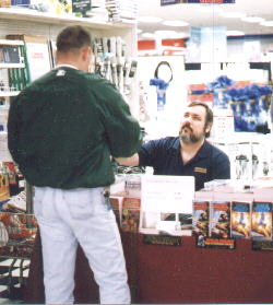 Signing at Keesler Air Force Base, January 1997